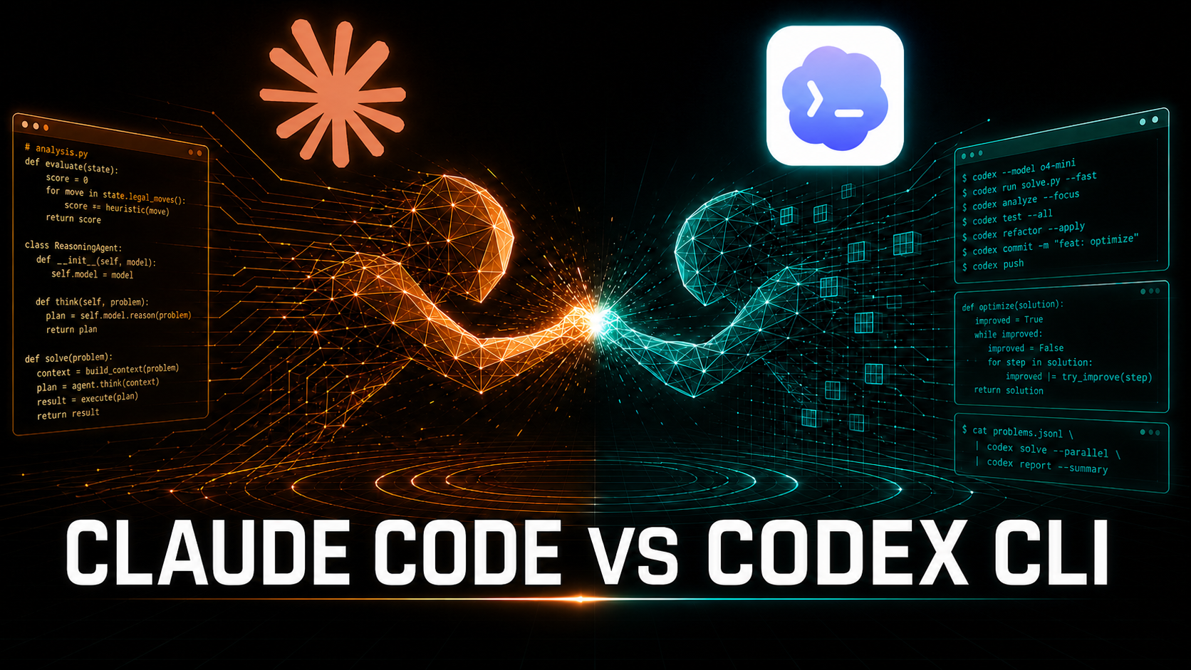 Claude Code kontra Codex CLI: pojedynek agentów kodujących w terminalu